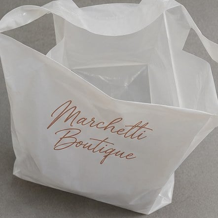 Custom plastic bags for small business