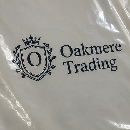 Custom printed plastic bags in bulk