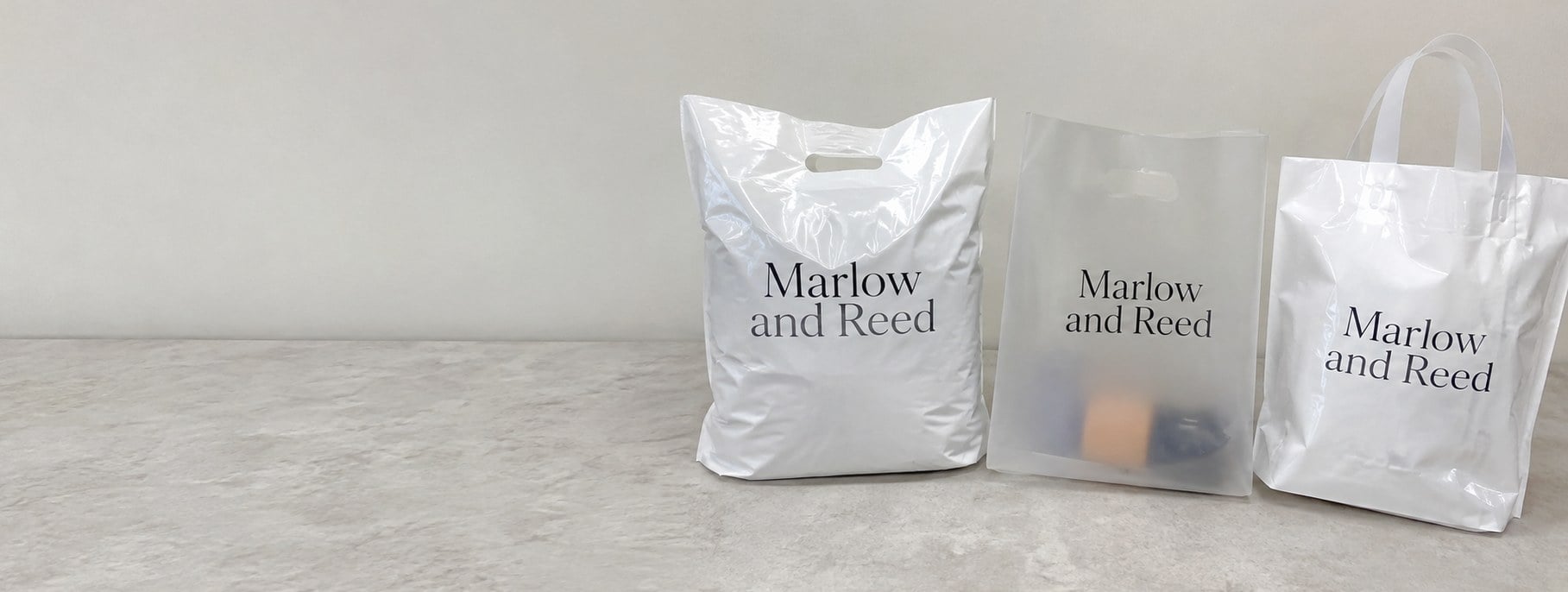 Custom printed plastic bags with logo