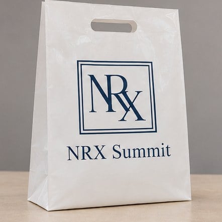 Customized plastic bags for events, trade shows and conferences