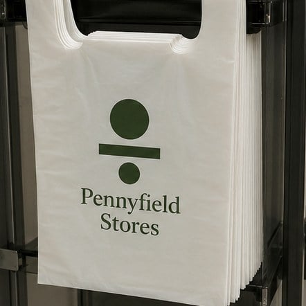 Plastic bags with logo printing